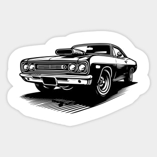 American Muscle Car Sticker